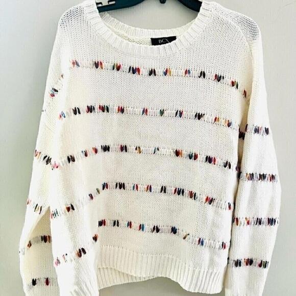 BCX Junior's Sweater Rainbow Stitch Sweater pullover for women size XL New - Picture 2 of 6
